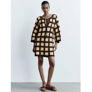 Zara crochet dress